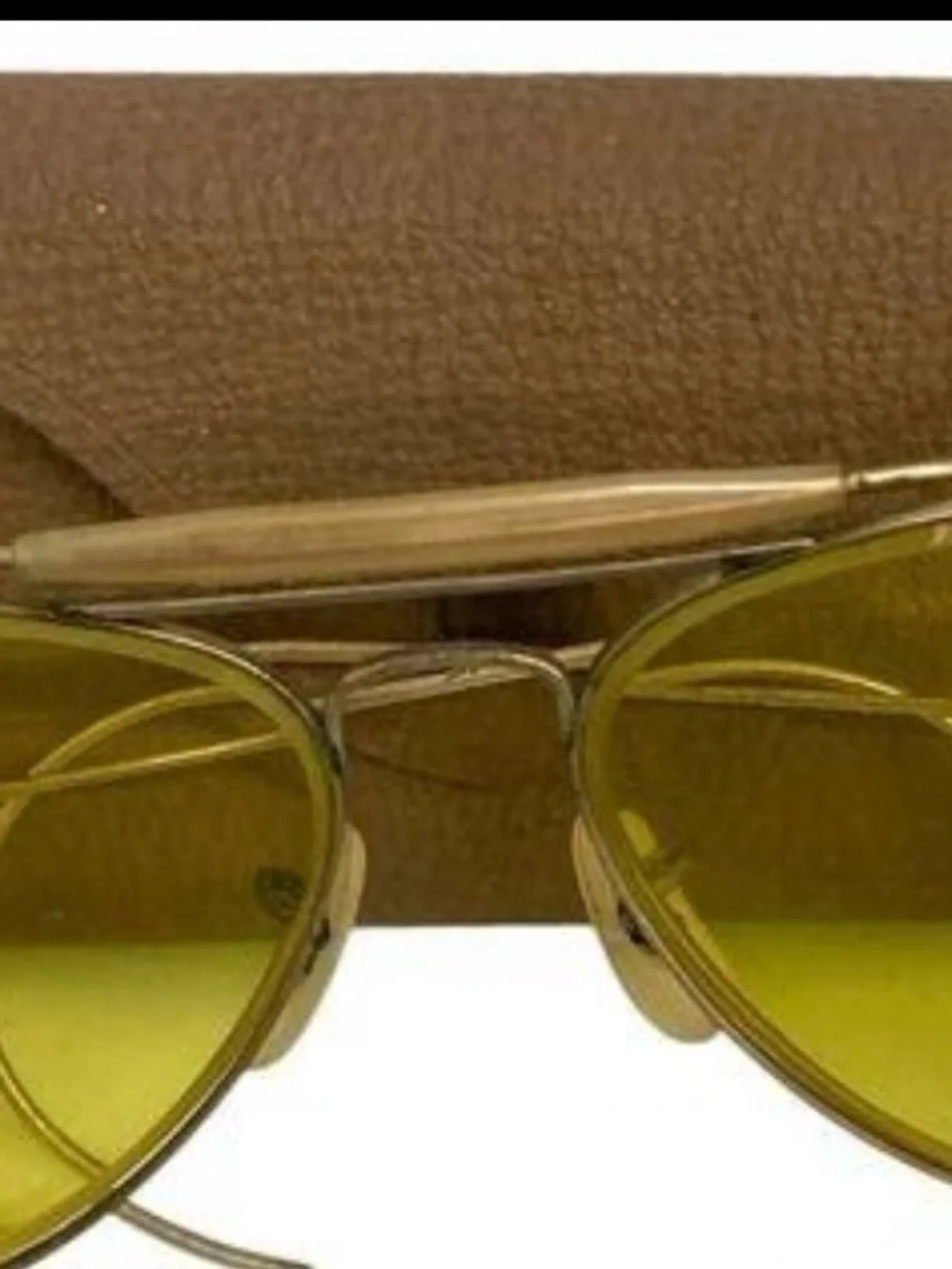 Vintage Tinted RayBan Metal Frame Sunglasses -prescription**